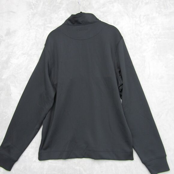 U Suck At Golf 1/4 Zip Pullover Long Sleeve Shirt Sz M Black Floral Pattern NWT - Picture 9 of 14